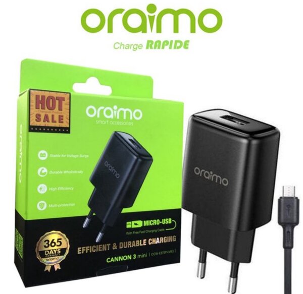 Chargeur rapide Oraimo Micro-USB