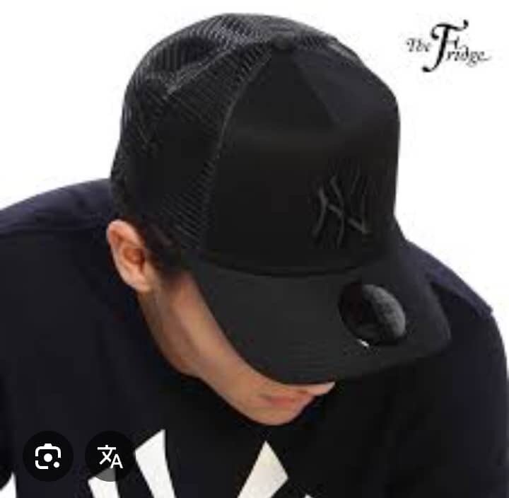 Casquette noire unisexe stylée