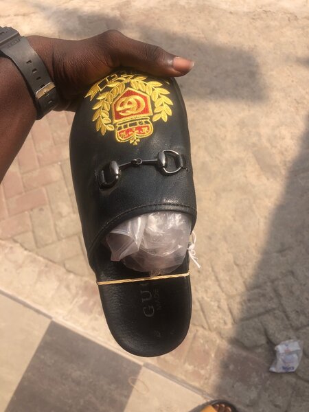 Half shoe/slides