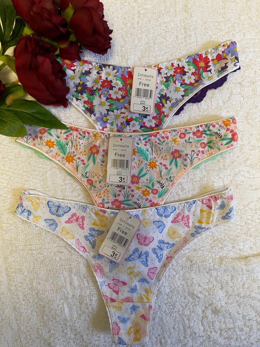 Cotton thongs