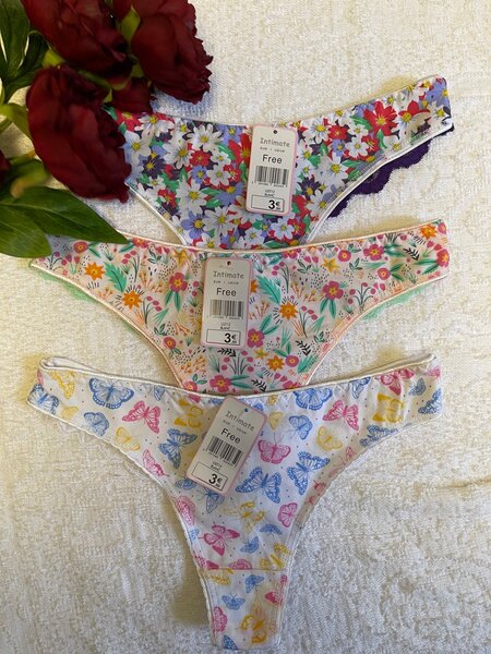 Cotton thongs