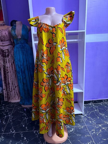 Robe longue été fleurie