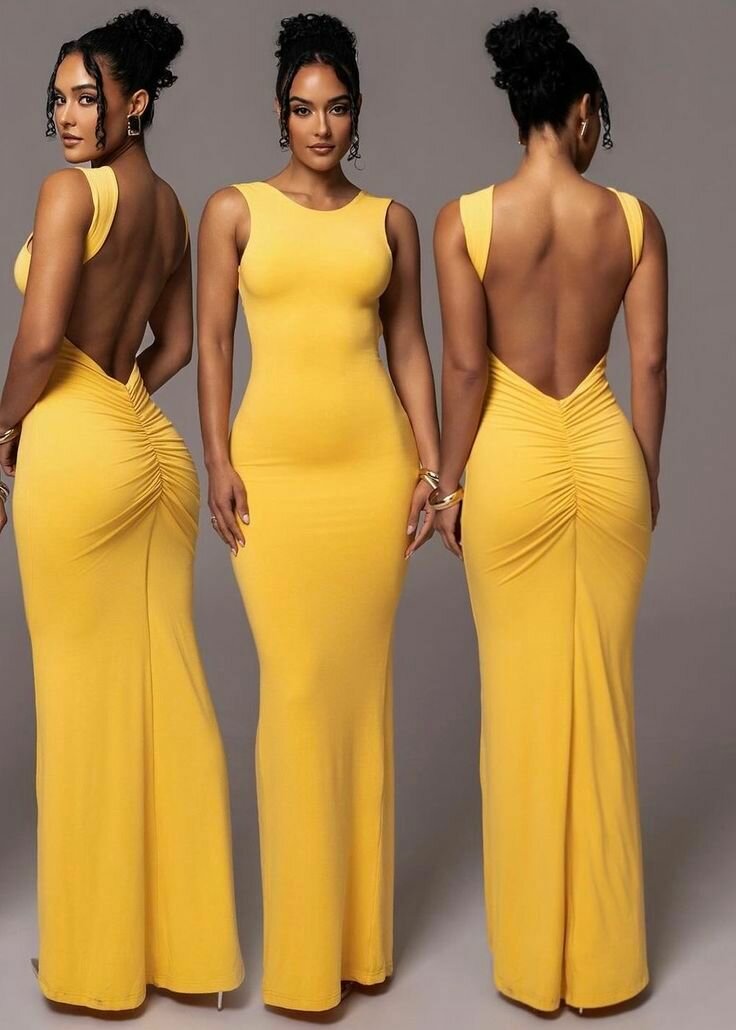 Robe Longue Dos Nu Élegante