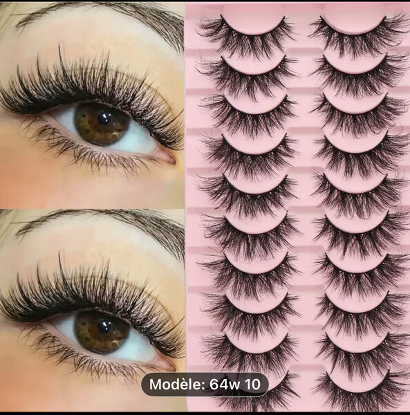 Faux cils volumineux 7D