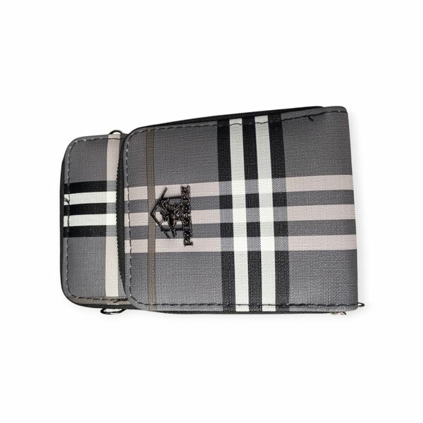 Sac bandoulière noir blanc