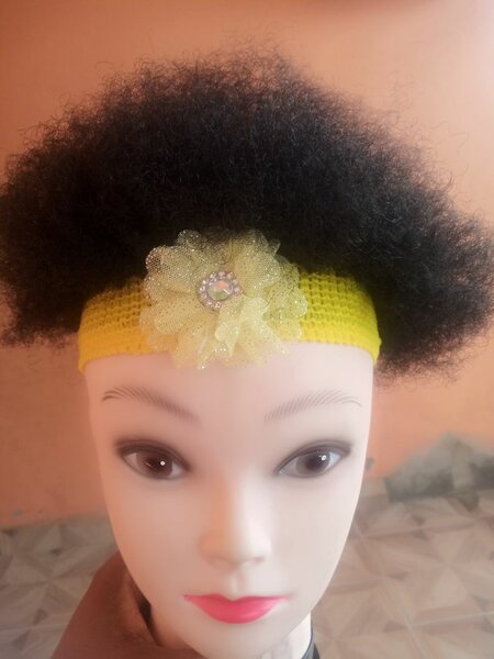 Kids band Afro wigs