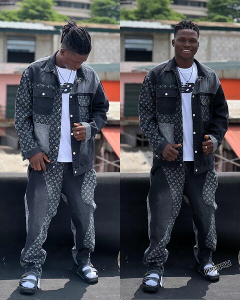 Ensemble streetwear en jean pour hommes