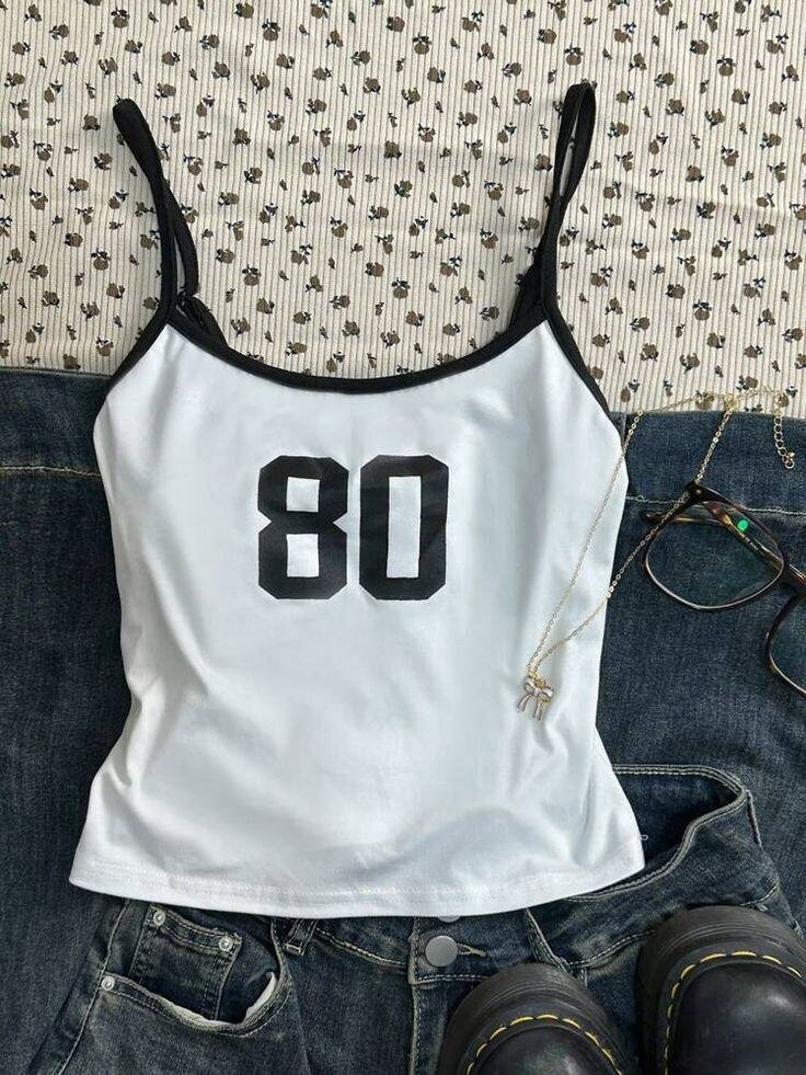 Top femme sans manches '80'