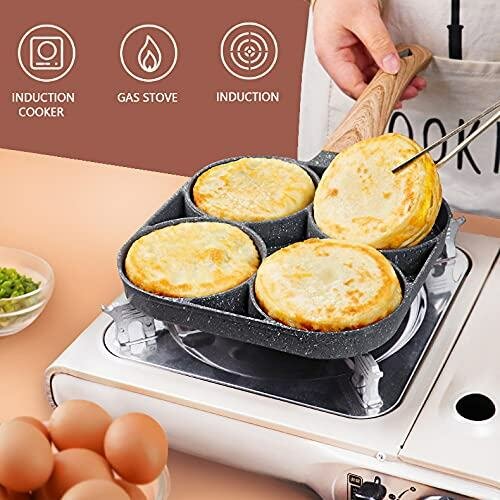 Poêle à omelettes 4 cavités