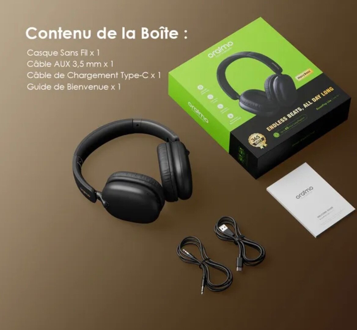 CasqueBluetooth Oraimo BoomPop