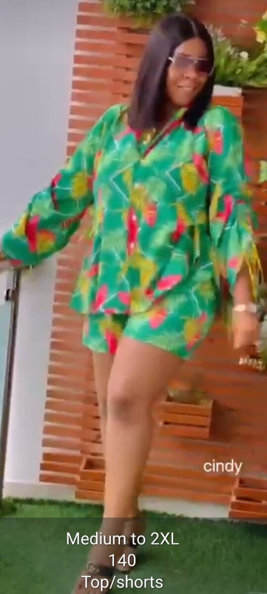 Beautiful top and shorts