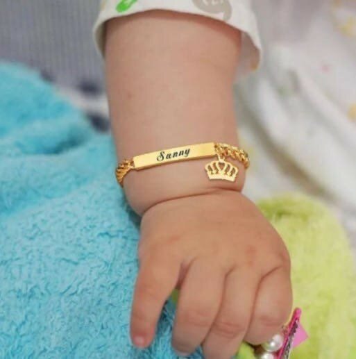 Customise baby bracelet