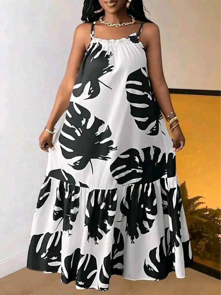 Robe d'été avec imprimés