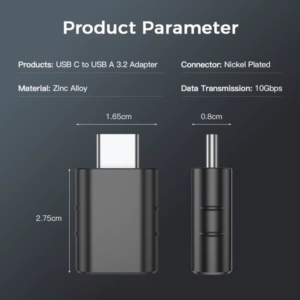 Adaptateur USB C vers USB A
