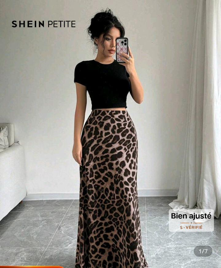Jupe longue imprimée tendance