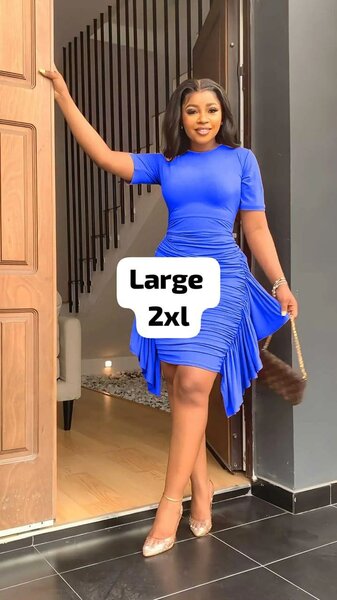 Side ruched straight bodycorn dress