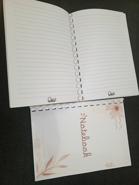 Cahier à spirale élégant