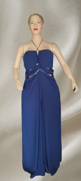Combinaison bleu élégante