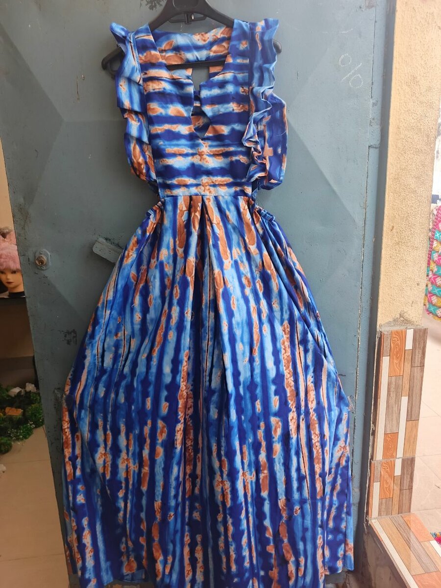Robe Maxi Évasée Bohème