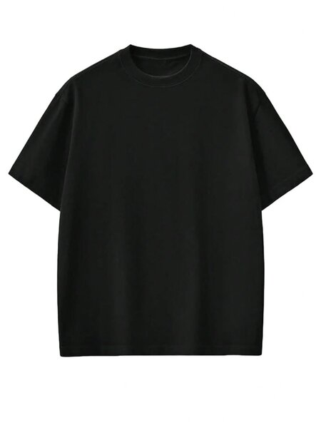 T-shirt noire unisexe