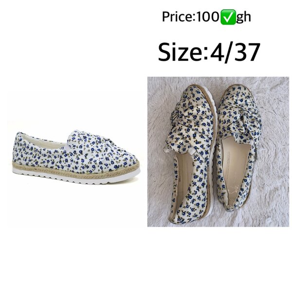 Floral down shoe