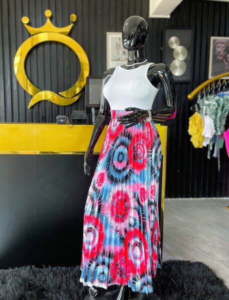 PLEATED DRESS