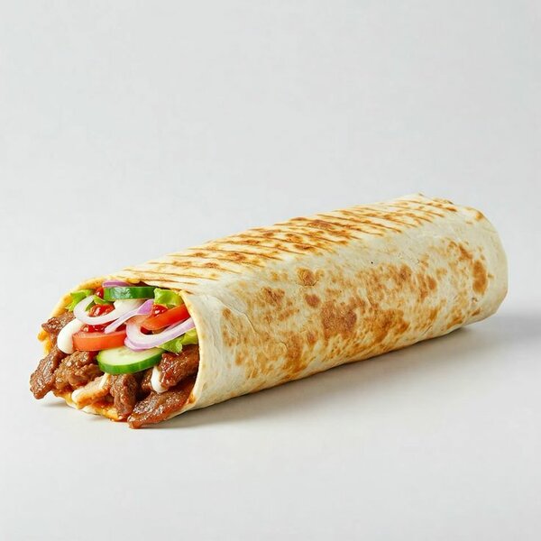 Délicieux Wrap Viande Légumes