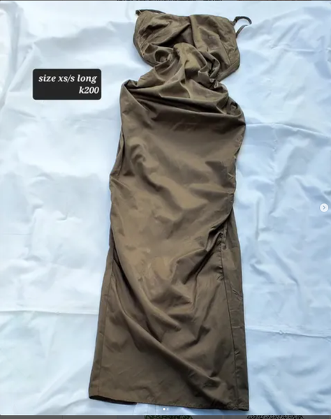 brown dress