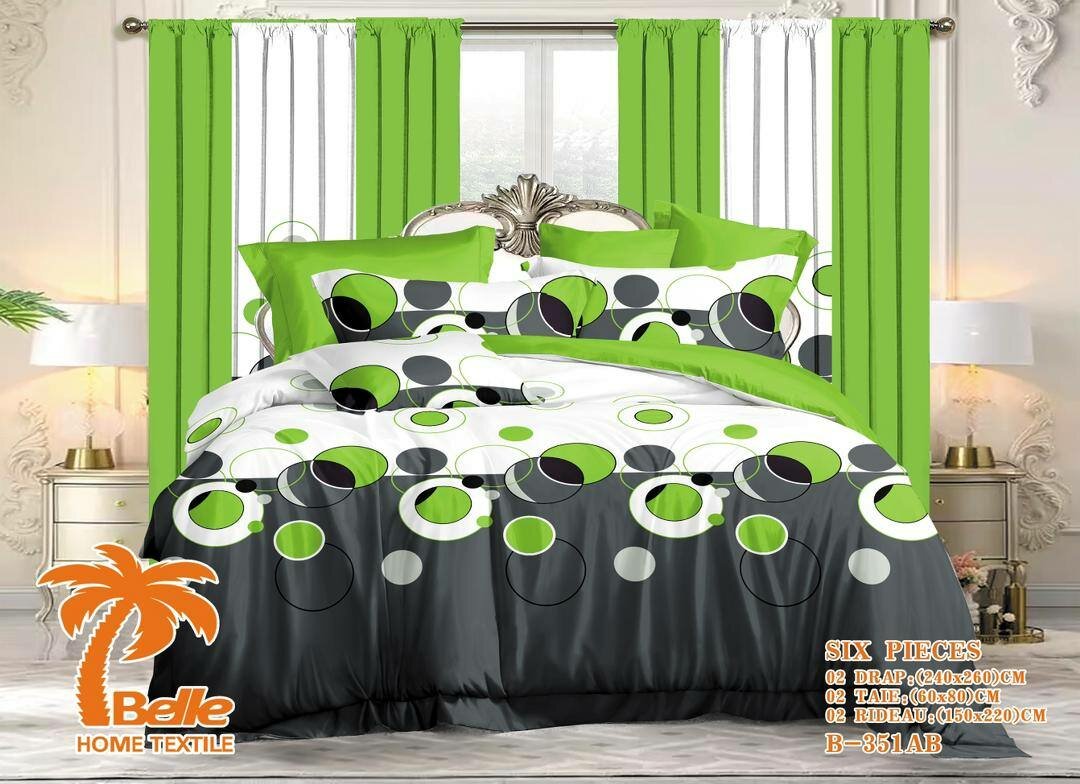 2 draps de 3 places
