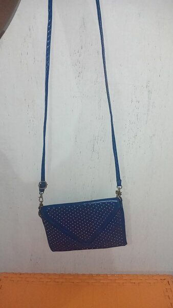 Sac bandoulière bleu stylé