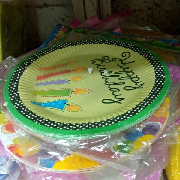 Assiette avec dessin(10pcs)