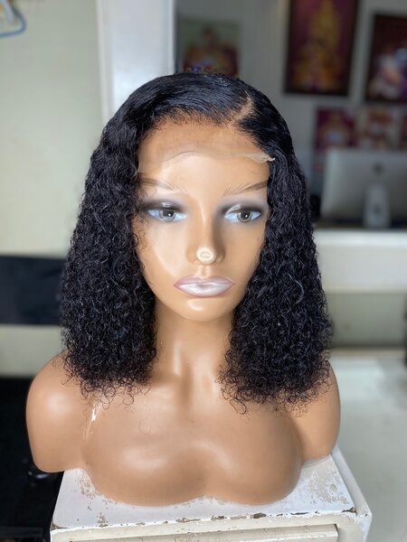 Wet curls wig