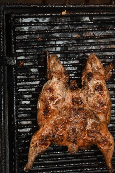 Poulet flambé