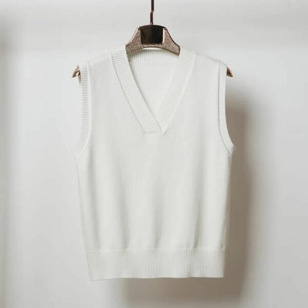 Gilet maille sans manches