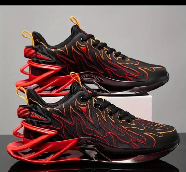 Sneakers futuristes multicolores