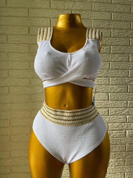 Maillot de bain texturé femme