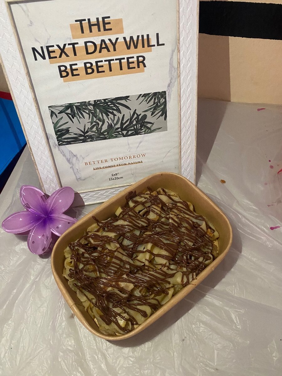 Crêpe tagliatelles Nutella