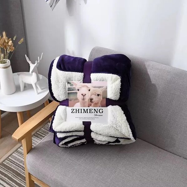 Lamb wool blanket