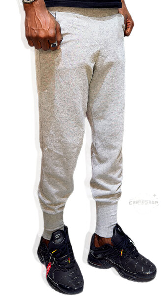 Jogging homme en coton gris