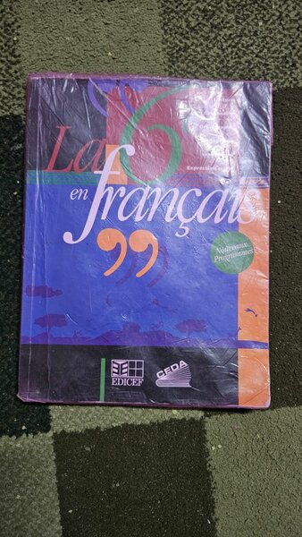 Livre de Français 6e