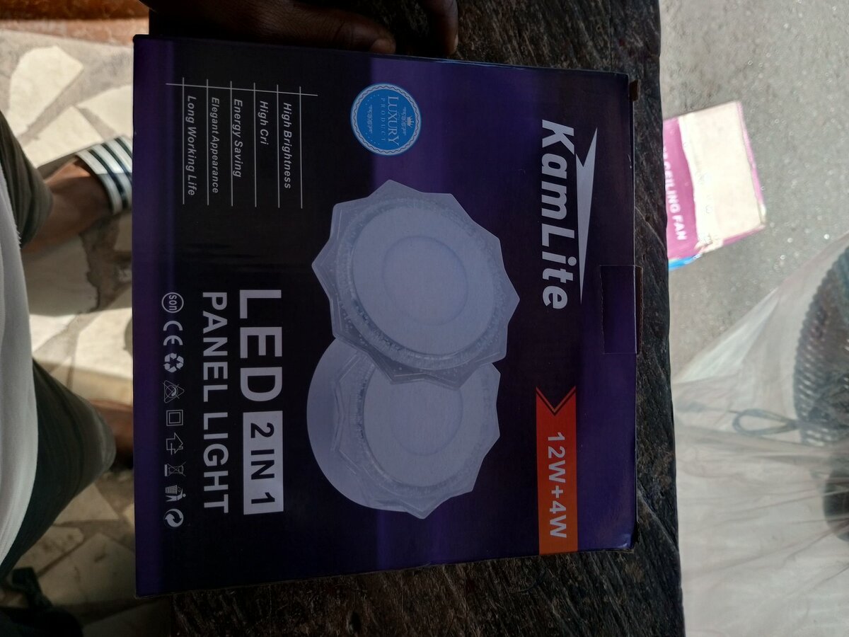 PANEL LIGHT 7 COLORS 18WATT
