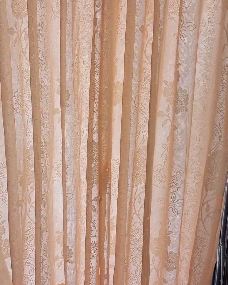 Veil with a pattern