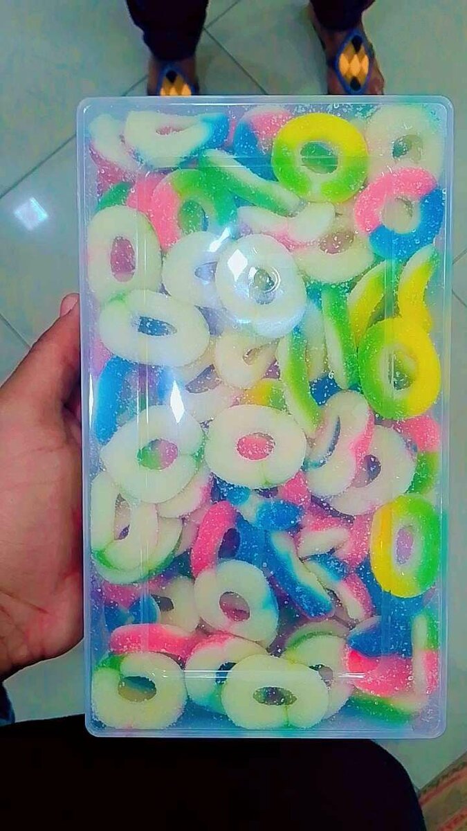 Sour jelly gummies