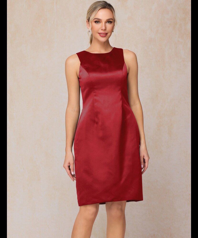 Robe tailleur rouge