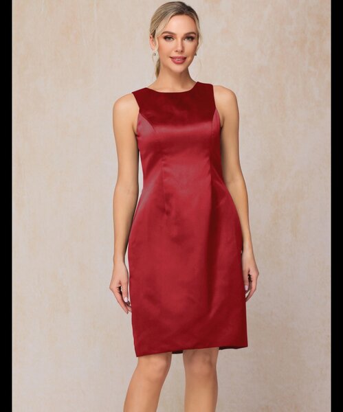 Robe tailleur rouge
