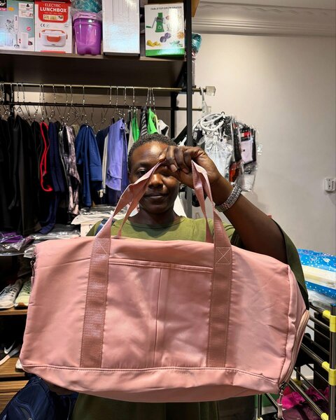 Duffel bags  pink