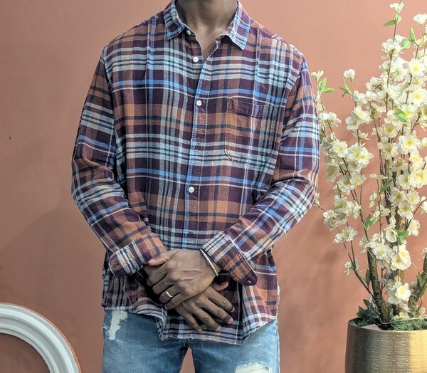 Chemise à carreaux homme tendance