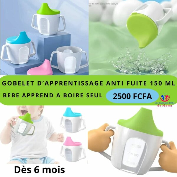 Gobelet d'apprentissage anti-fuite