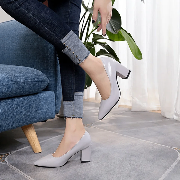 Square block heels