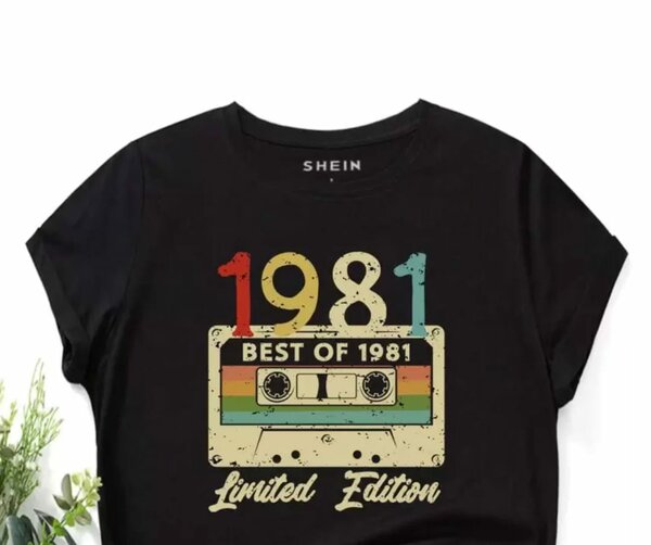 T-shirt rétro « Best of 1981 »